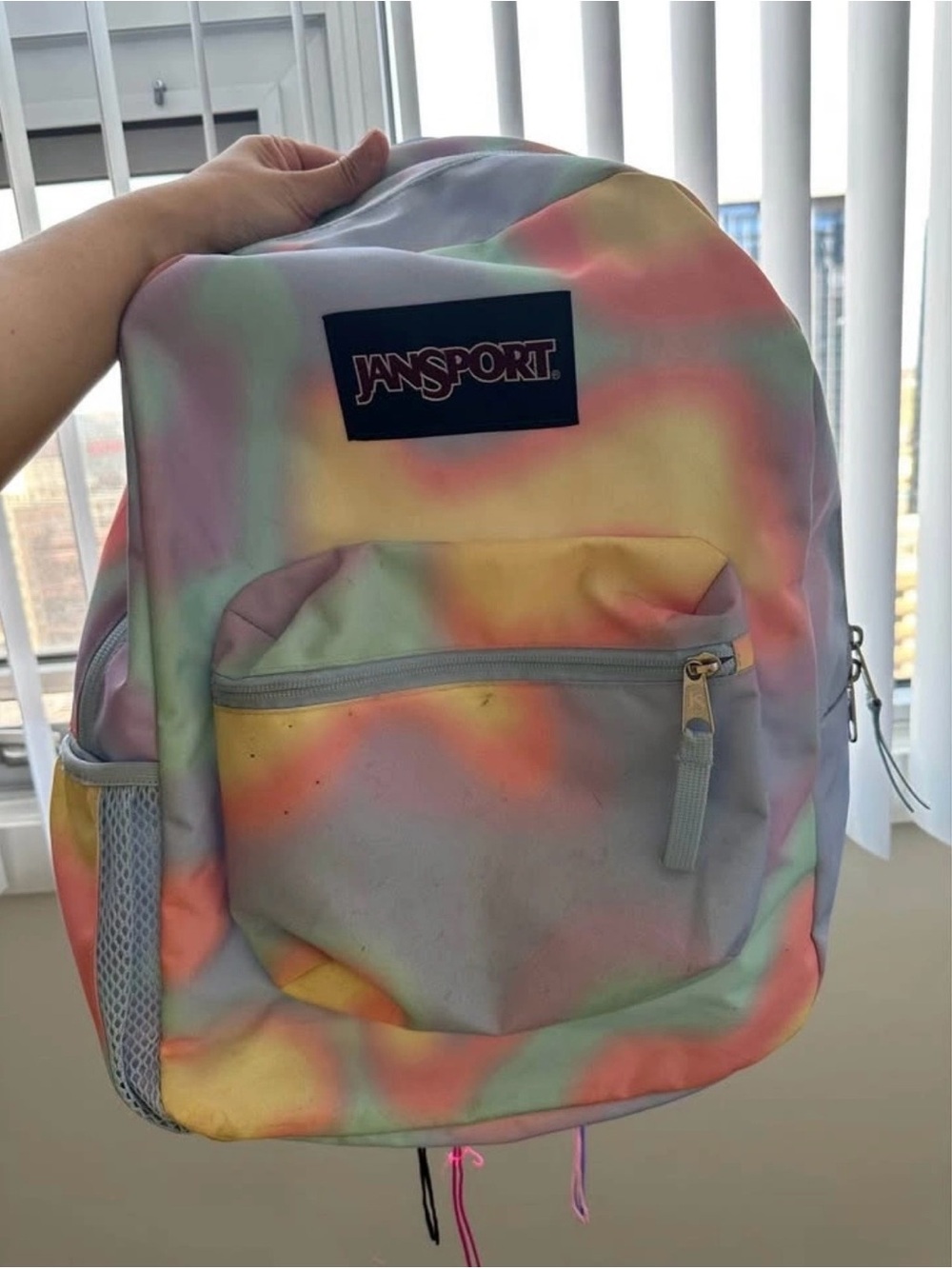 Jansport Pastel Tie-Dye Kids Backpack - Multicolor Pastels
